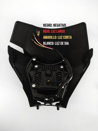 CARETA KTM LED, PUÑOS PROTAPER PORTAMATRICULAS LED