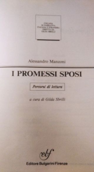 (59)I promessi sposi percorsi di lettura A.Manzoni