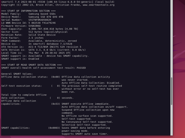 SSD Samsung 4TB - 870 QVO
