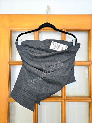 Top palabra de honor raya diplomática gris zara