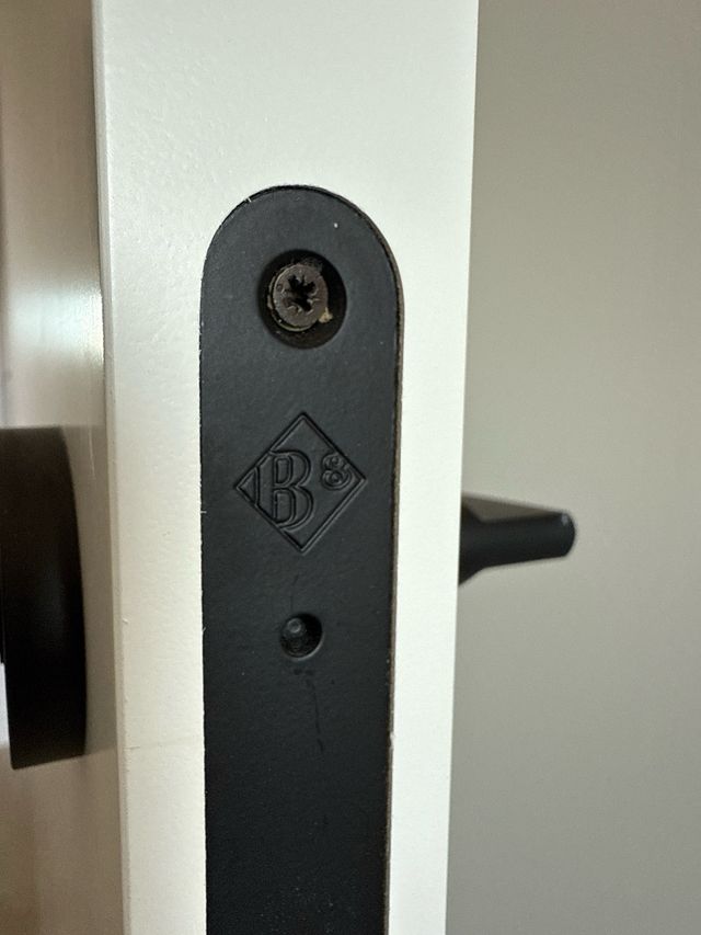 Puerta blanca lacada - Marco madera