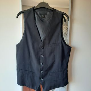 Chaleco negro hombre