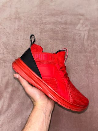 Zapatillas de running Puma Enzo Weave Rojo y Negro