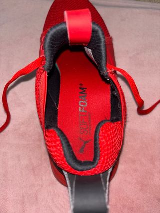 Zapatillas de running Puma Enzo Weave Rojo y Negro