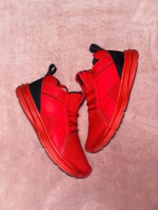 Zapatillas de running Puma Enzo Weave Rojo y Negro