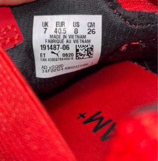 Zapatillas de running Puma Enzo Weave Rojo y Negro