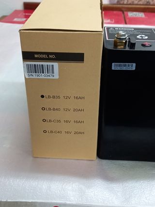 BATERÍA DE LITIO 12V MARCA RPS