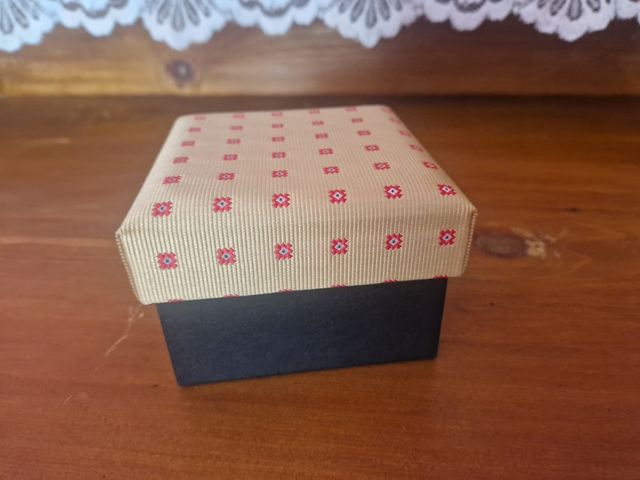 Cravatta NaraIdee oro/rosso 100% seta