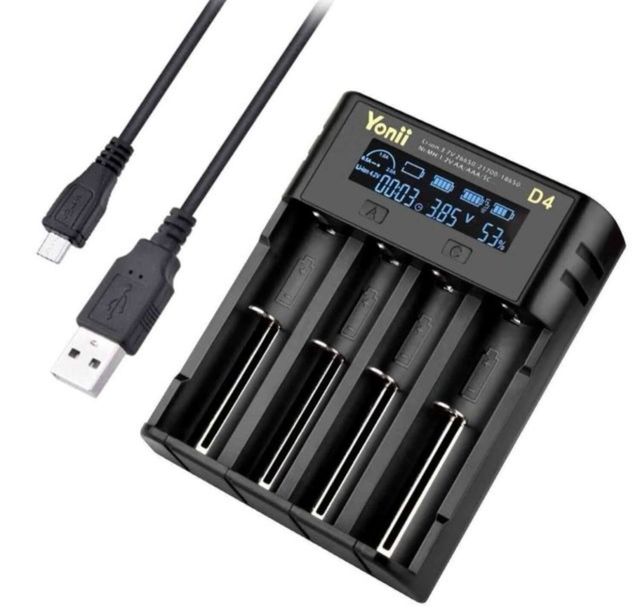 CARGADOR DE BATERIAS RECARGABLES