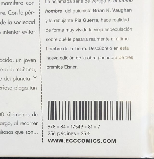 Cómic novela gráfica y el último hombre. 1 y 2