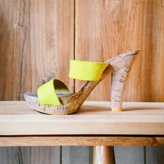 Replay- Nuevas- Sandalias tacón en amarillo