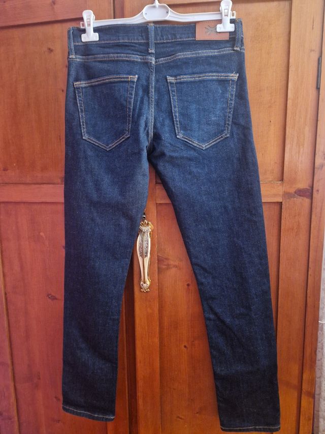Jeans skinny uomo blu