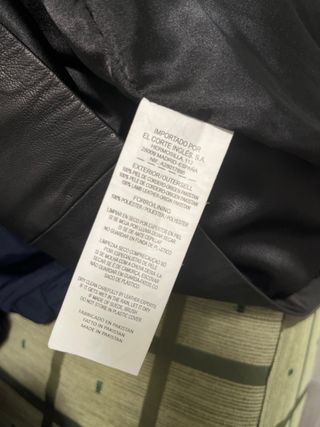 Chaqueta piel de cordero negra