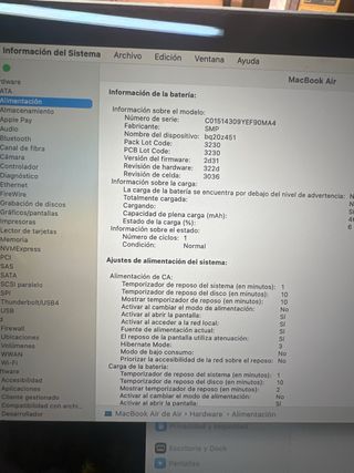 MacBook Air 2018 A1932 i5 Gris