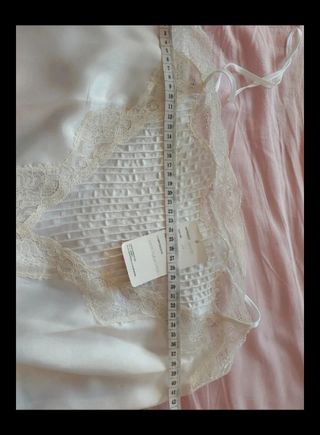 Bata y camisón GOA blancos