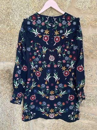 Vestido Zara multicolor 