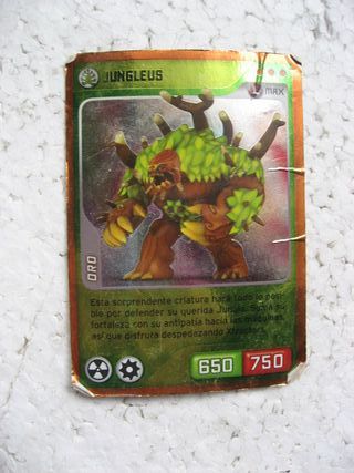 carta Invizimals Jungleus número 134 año 2014