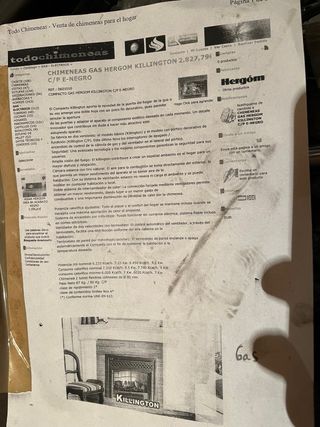 Chimenea de gas