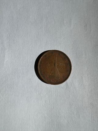 Moneda 2 céntimos Italia 2002