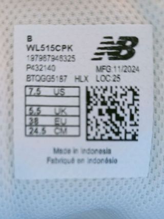Zapatillas New Balance 515 talla 38 lila