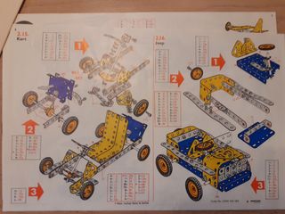 Meccano gioco di costruzioni vintage 