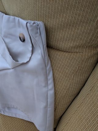 Falda pantalón beige Stradivarius