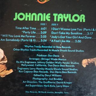 LP 1970 SOUL STAX Johnnie Taylor - One Step vinilo