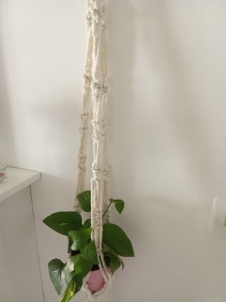 Macetero macramé
