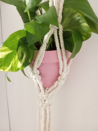Macetero macramé