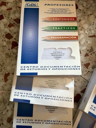 Temario oposicion Hosteleria y Turismo Secundaria