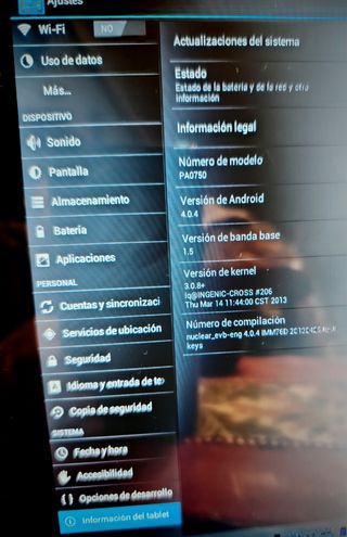 Tablet DINO 7.02 PA0760 - Negra