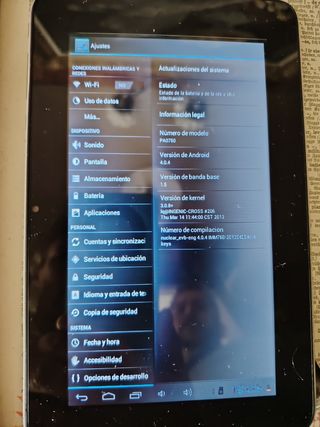 Tablet DINO 7.02 PA0760 - Negra