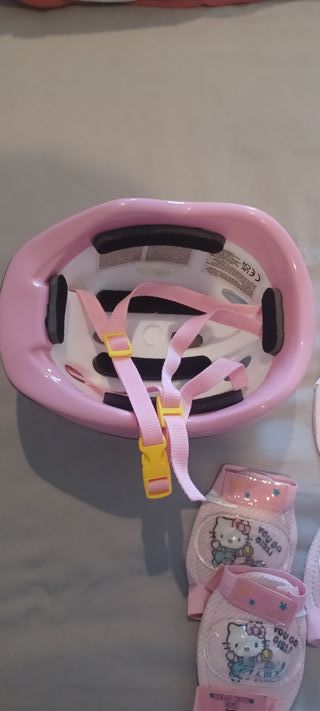 Set protección patinaje 3 piezas Hello Kitty