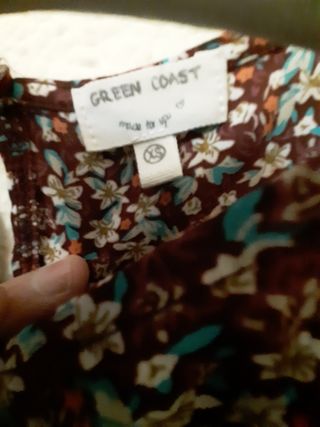 Mono corto Green Coast burdeos - Talla 3