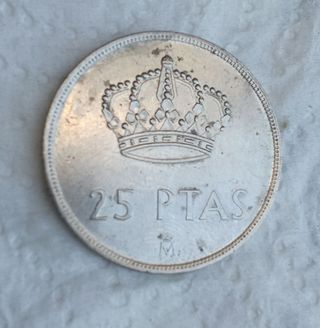 9)  Moneda 25 Ptas Juan Carlos I (1984)
