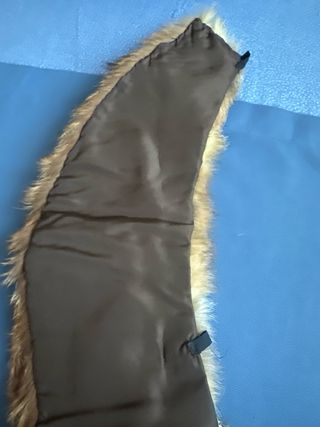 Cuello de piel de zorro - marrón, gris
