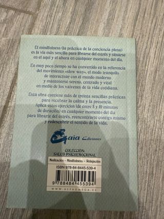 El pequeño libro del Mindfulness
