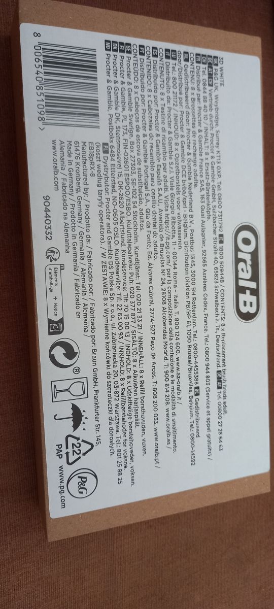 PACK 3 CAJAS RECAMBIOS ORAL B NUEVOS