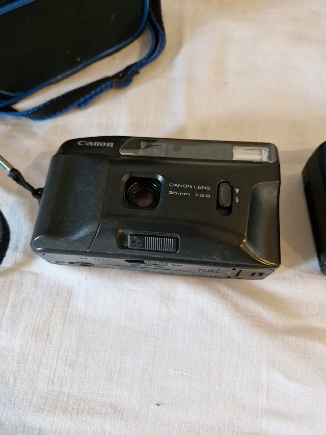 Cámaras Canon y Nikon vintage