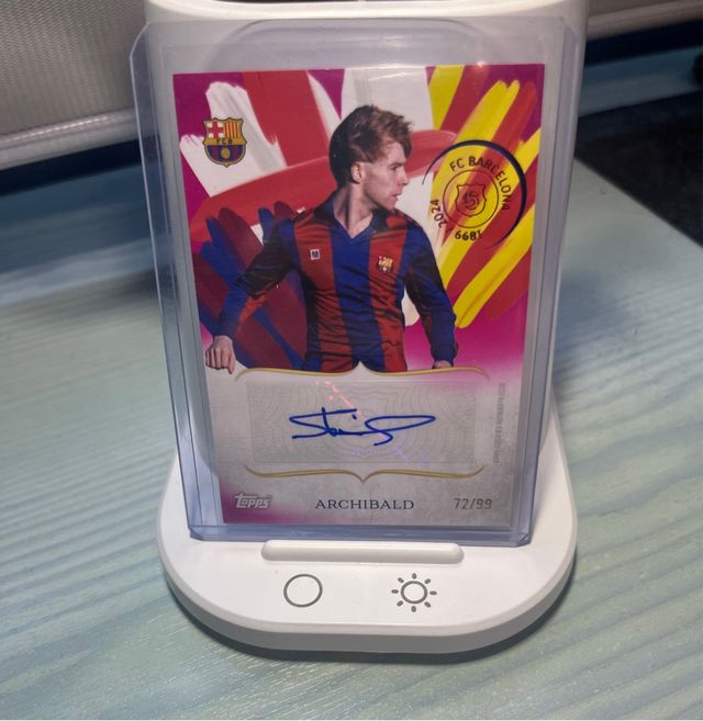 Steve Archibald auto /99 125 aniversario topps