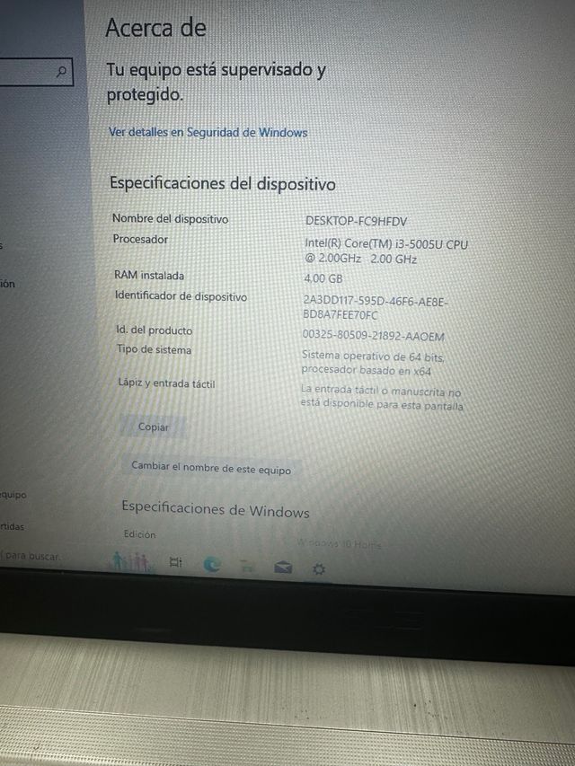 Portátil Asus 15" - i3-5005U