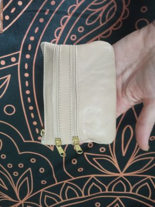 Monedero cartera cuero artesanal piel
P