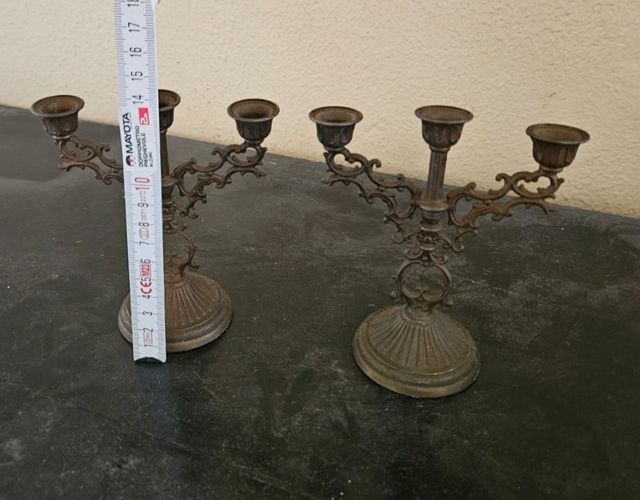 Candelabri Vintage Ottone - 2pz