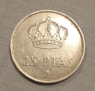 19) Moneda 25 Ptas Juan Carlos I 1983