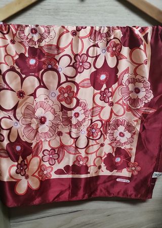 Foulard Carpisa bordeaux e beige