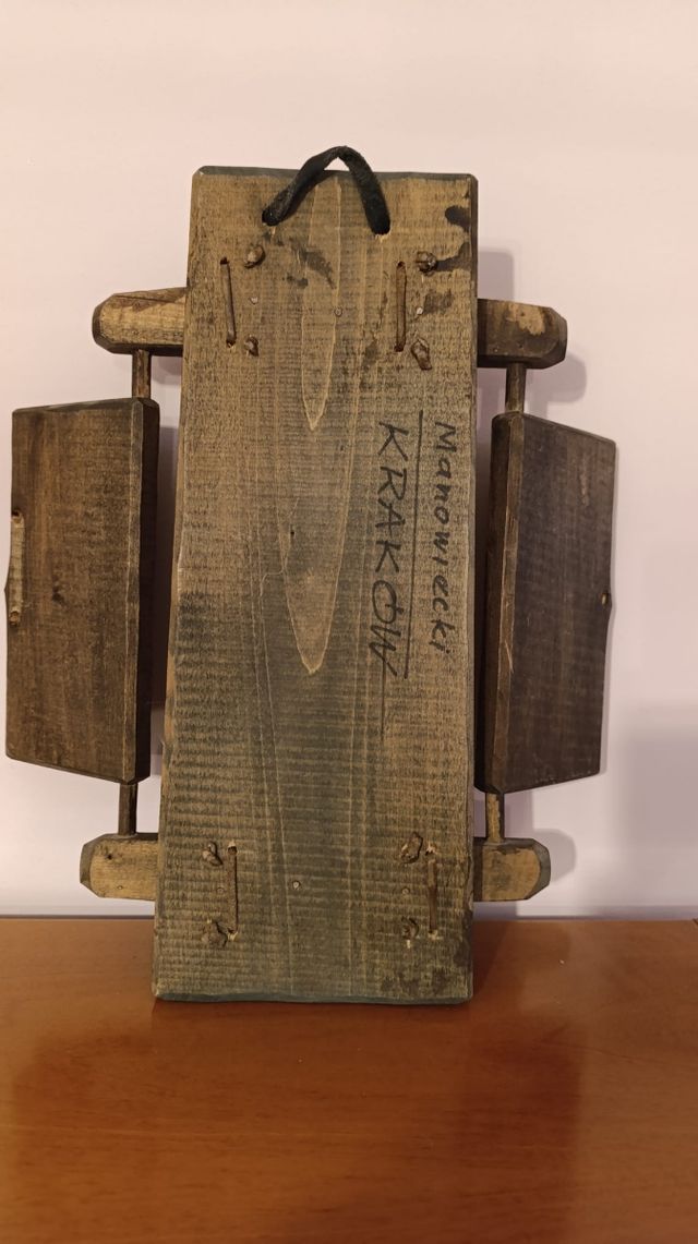 Presepe legno intagliato Cracovia