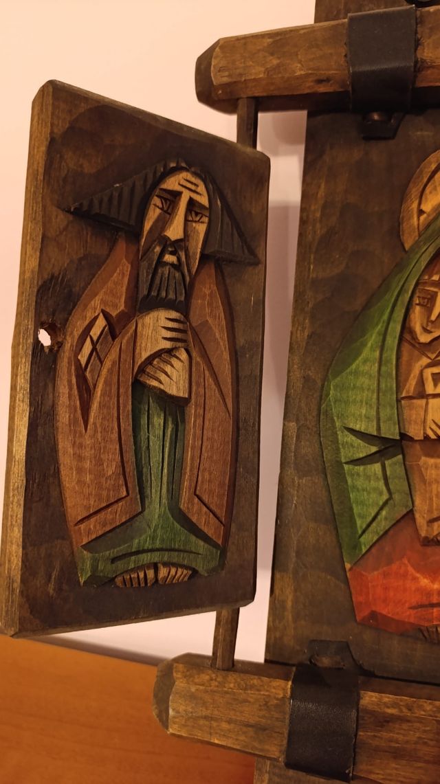 Presepe legno intagliato Cracovia