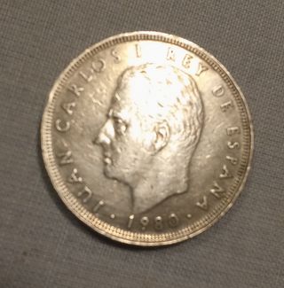 20) Moneda 25 Pesetas Juan Carlos I 1982 con error