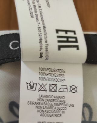 Foulard Camomilla bianco a fantasia