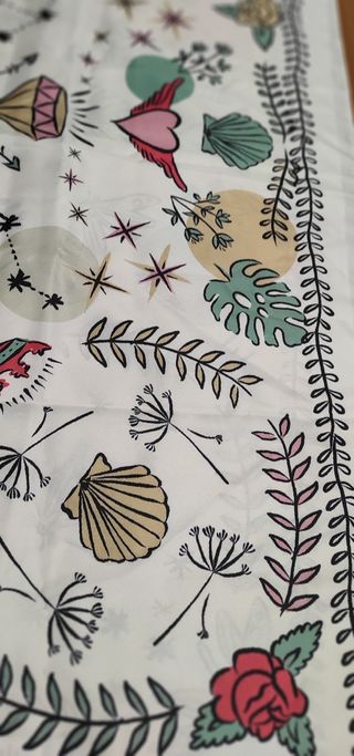 Foulard Camomilla bianco a fantasia